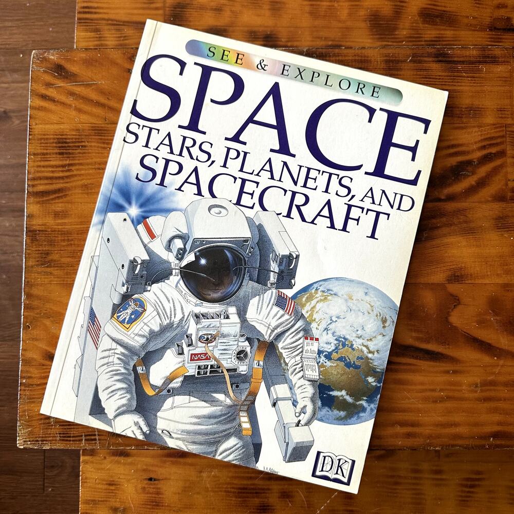 Vintage 1998 See & Explore Space Stars, Planets & Spacecraft Paperback